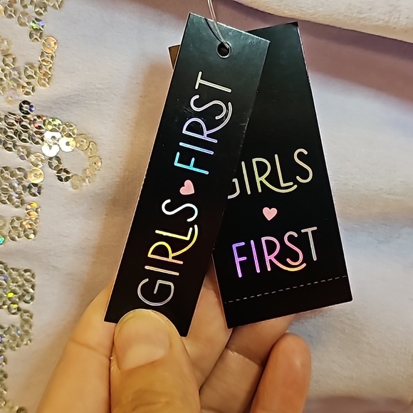 2/$20 Girls First 4T Velour Hoodie Pant Set - Picture 6 of 11